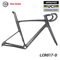 LightCarbon LCR017-D Super Light Disc Brake Road Carbon Frameset With Integrated Handlebar