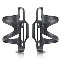 HUALONG Carbon Side Load Bicycle  Water Bottle Cage Mountain Road Bike Water Bottle Holder, Matte Black, Weight (22±2g)