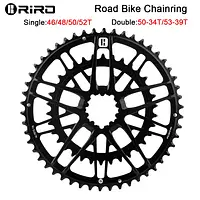 RIRO Road Bike Chainring CNC Direct Mount Narrow Wide Chainwheel Ultra-light AL7075-T6 Aluminum Alloy Bicycle Disc MTB Parts