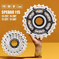 Ultraleichte spedao slr2 straÃen kassette 11 geschwindigkeit 11-25/28/32/34t fahrrad freilauf cnc k7 11v hg kettenrad fÃ¼r r9100 fahrrad teile - AliExpress 18