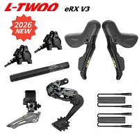 LTWOO V3 eRX eR9 2x12s / 2x11s Electronic Groupset, Road Electronic Groupset, Replaceable battery, APP programming