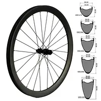 36mm Width Gravel Carbon Wheelset 30 35 40 45 50mm Depth 700C Road Bicycle Tubeless Disc Brake Super Light Wheel 36T Ratchet Hub