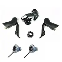 Wheeltop New GeX Gravel Bike Wireless Electronic Shifte Groupset r Single Chainring 7-13 Speed High-Tension Rear Derailleur