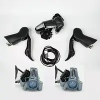 WHEELTOP EDS GeX Gravel Wireless Groupset, hydraulic disc brake, 3-14s