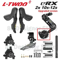 LTWOO eRX Road Electronic Groupset, eRX 2x12s / 2x11s Electronic Groupset, ERX Replaceable Battery, APP Programming
