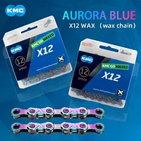 KMC Go Waxed X12 MTB-Kette, 12 Gänge, 126 Glieder, Fahrradstrom, 12 V, Mountainbike-Ketten, 12 S, Aurora Blue, Fahrradzubehör - AliExpress 18