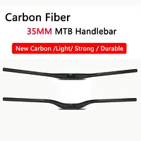 Neueste Downhill Bike 3k matt Voll carbon Faser Lenker Downhill Mountainbike Rise flache Lenker Boost 35mm * 720-800mm - AliExpress 18