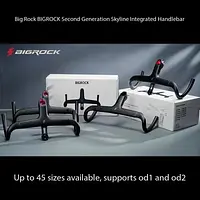 Bigrock Carbon Full Internal handlbar 28.6/31.8mm Gravel Handlebar 340/360/380/400/420* 70/130/140 integrated Bicycle Handlebar - AliExpress 18