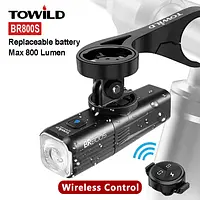 TOWILD BR800S Fahrradlicht 800LM Fahrradlicht Batterie austauschbare Aluminium-Frontlampe Typ-C-Aufladung MTB Rennradscheinwerfer - AliExpress 18