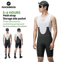 ROCKBROS Radfahren TrÃ¤gerhose Nahtlose MÃ¤nner Radfahren Shorts 6H 500KM Fahrt Sommer MTB Road Shorts Puffer Zone Fahrrad strumpfhosen - AliExpress 18
