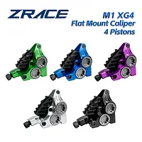 ZRACE XG4 flach montierter Vierkolben-Bremssattel, hydraulischer StraÃenbremssattel, BremsbelÃ¤ge mit Eistechnik, leicht, CNC - AliExpress 18