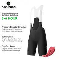 ROCKBROS Sommer-Radsport-Hose Leichtgewichtig atmungsaktiv anti-rutschend elastisch komfortabel weicher Polsterung Herren-Radsporthose - AliExpress 18