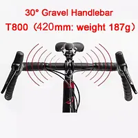 ZNIINO neue Carbon Kies lenker Ultraleicht GroÃen Flare Bar Zyklus kreuz Rennrad lenker carbon faser fahrrad 25 30 grad - AliExpress 18