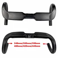 BIKEDOC HB24 Neues Modell Vollcarbon-Lenker Road/Bent Bar Track Sprinter Bar Drop Bar UD Matt 31,8 mm * 340/360/380 mm - AliExpress 18