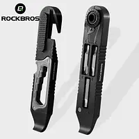 ROCKBROS FahrradschlÃ¼ssel-Set, hochfest, multifunktional, tragbar, Fahrradreifenheber, RatschenschlÃ¼ssel-Set, Fahrradreifen, neugierige Stange - AliExpress 18