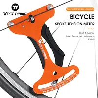 West Biking Fahrrad Werkzeug Speichen Spannungs messer für MTB Rennrad Rad Speichen Checker Aluminium legierung Fahrrad Reparatur werkzeug - AliExpress 18
