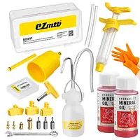 Brake Bleed Kit for Shimano Hydraulic Brakes, Brake Fluid Change Hydraulic Kits, Including 2Pcs 60ml Brake Fluid Mineral Oil