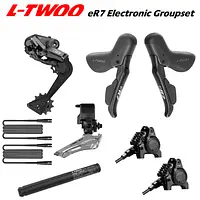 LTWOO NEW eR7 2x12s / 2x11s Electronic Groupset, Road Electronic Groupset, Replaceable battery, APP programming