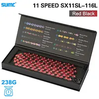 SUMC Bicycle Chain SX11SL 11Speed 116L With MissingLink 11V Mountainbike/Road Bike Diamond Chain Bicycle Part With Original box