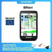 iGPSPORT BiNavi Bike Navigator Touch-screen GPS Bike Computer 35-Hour Battery Life Bicycle Accessories