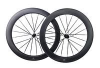 XMCS Front 24mm IW 60mm rear 26mm IW 65mm depth T1100 carbon 700C road/gravel bike wheelsets with 20/20H straight through version hubs