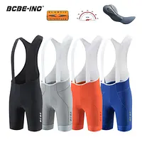 BCBE-ING Men RACE Cycling Bib Shorts Italy 7Hour Elastic Interface 120kg Density Pad Lightweight Quick Dry Breathable Bib Shorts