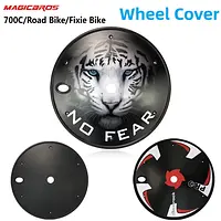 MAGICBROS 700C Single Speed Fixie Bicycle Wheel Cover 24MM 38MM 45MM 50MM 60MM 70MM For 700C Road Fixed Gear Gravel Bike