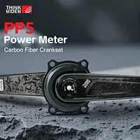 THINKRIDER PP5 Road Bicycle Crank Power Meter Carbon Fiber Crankset 4 Bolt 110BCD 24mm Dual-Side Balance Ant Cadence For Shimano