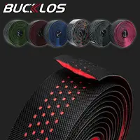 BUCKLOS Road Bike Handlebar Tape Soft PU EVA Gravel Bicycle Bar Tape Anti-Slip Shock Absorption Breath Grip Tape Cycling Parts
