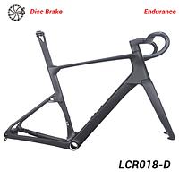 LightCarbon LCR018-D Aero Endurance Disc Brake Road Carbon Frameset With Integrated Handlebar