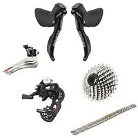 SENSAH EMPIRE 6 Kits 2x11 Speed 22s Road Groupset R/L Shifter+FD+RD Derailleurs + Cassette/Chains Carbon Fiber or Aluminium