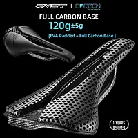 RYET 3D Printed Bicycle Saddle Ultralight 120g Carbon Saddle 250x140mm Bike Seating for MTB Gravel Road Bike Seat Cycling Parts