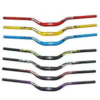 Wake 31.8MM Mountain Bike Handlebar Aluminum Alloy Bicycle Riser Handlebar 55MM Rise 780MM Length Bicycle Bar with Matte Surface