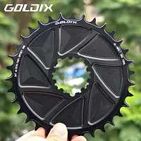 GOLDIX 3-Bolt MTB/Road Bike Chainring Wide and Narrow Teeth AERO Chainring CNC Hollow Cutting Machining for SRAM 3 Bolt Crankset