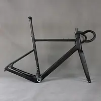 TanTan Carbon Frame Disc Brake Gravel Bike Full Hidden Cable Bicycle Part Carbon Fiber T1000 T47 Max Tire 700*50C UDH GR201