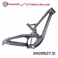LightCarbon New LightCarbon best downhill carbon mountain bike frameset DH209