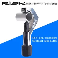 Risk Bike Metal Tube Cutter,for Front Fork Pipe Seatpost Handlebar Cutting Bicycle Repair Tools,Aluminum Alloy 6-42mm Caliber