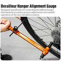 Bicycle Derailleur Hanger Calibration Tool Bike Frame Tail Hook Straightener Tool Bike Derailleur Hanger Alignment Tool