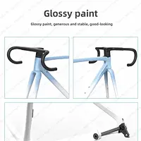 Suitable for TFSA JH33 Highway Carbon Fiber Barrel Axle Disc Brake Bicycle Rack Bright Paint Frame