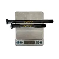 25-29g Ultralight Carbon Fiber Thru Axle with Replaceable Head – Fits Most Road Bikes – High Strength Lightweight Axle