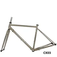 SEABOARD CX03 Road Bike Frame Set Thru Axle Gravel Bike Framework Chromolybdenum steel Off-road 142mm Flat Disc Brake 700Cx42C