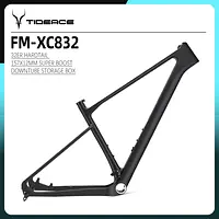 2026 Tideace 32er Carbon Hardtail MTB Frame Max 36T 32 inch Mountain Bike Frame MTB with Downtube Insert Storage Box