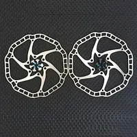 68g/pc Ultra-light Bicycle Hydraulic Disc brake Rotors MTB bike Road Racing Bike Brake Disc Rotor 140mm / 160mm 44mm 6 bolts