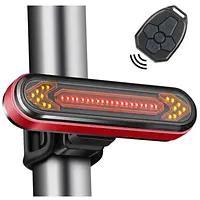Bicycle Light USB Rechargeable Tail Light Warning Bike Rear Light Smart Wireless Remote Turn Signal Light LED Bicycle Lantern - AliExpress 18