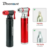 Road Bike MTB CO2 Inflator Presta Schrader Valve Applicable Mini Bicycle Tire Pump Fits Threaded Unthreaded Cylinder - AliExpress 18