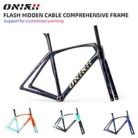ONIRII FLASH Carbon All-around Road Frame Internal Cable with Integrated Handlebar Fork, Headset, Seat Post for Road Bicycle NEW