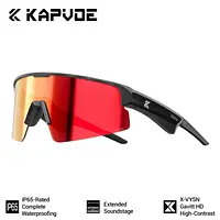 Kapvoe Bluetooth Sonnenbrille Smart Radfahren Gläser Drahtlose UV400 Schutz Brille Telefon MP3 Sport Radfahren Gläser Männer - AliExpress 18