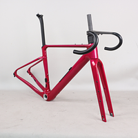 TanTan YS9191-1 Full Internal Cable Disc Brake Gravel Bike Frame GR209 T47 Thread Bottom Bracket Max Tire 700*50C Available Size 44/46/49/52/55