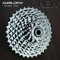 GOLDIX Ultralight CNC Black Road Bike Cassette k7 11/12 Speed 32T 34T 36T 11V 12V HG Freewheel Hollow Bicycle Chain Wheel