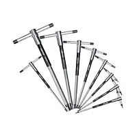 Sliding T Handle Sizes from 2mm to 8mm and T25 AntiSlip Bike Repair Tools Kit for Long Shafts Repairing Bike Auto Small Engine
